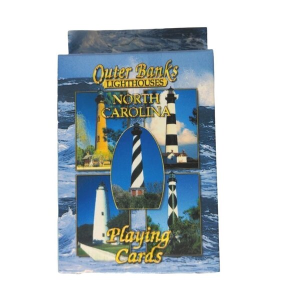 Outer Banks North Carolina Lighthouses Playing Cards New - Picture 1 of 2